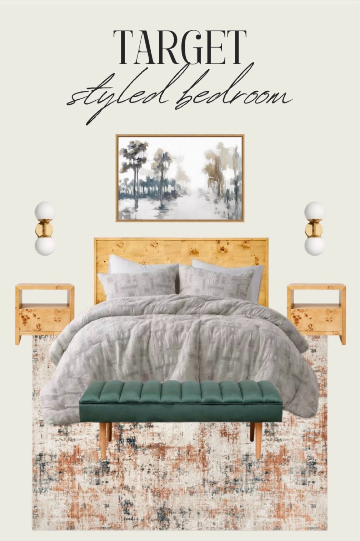 I am loving these colors for a fall bedroom refresh. The Target nightstands and headboard look so good with the earthy green bench. 

#LTKStyleTip #LTKHome