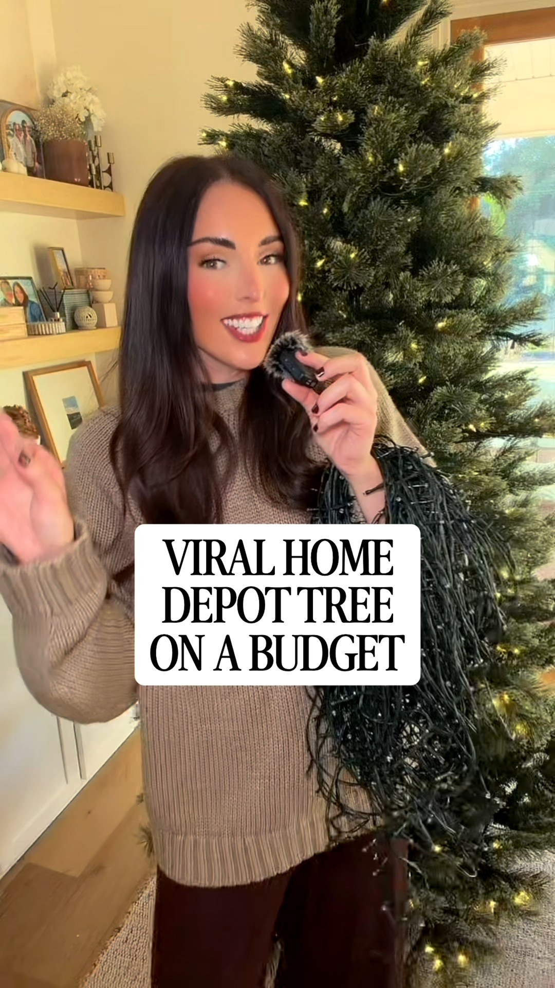 ✨ My viral Home Depot Christmas tree DIY — the one I’ve done for 3 years now — is BACK! 🎄 If you’ve been eyeing that $600 designer tree because it’s so full and glowy, here’s your sign to DIY it yourself. 
All you need are these Amazon string lights, your existing tree, and a little patience. The secret is layering tons of lights for that luxe “department store glow.” I also linked every ornament I used this year if you want to recreate the full look.
Trust me — this hack is 1000% worth the time. Your tree will look insane in the best way possible. ✨

#LTKHome #LTKHoliday