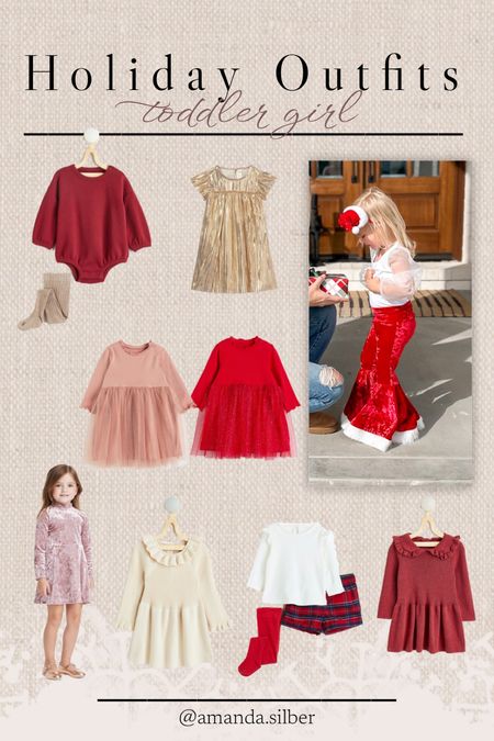 Toddler girl holiday outfit ideas! So many options for cute Christmas photos or visiting with Santa or just for. Bristles celebrations! 


#LTKSeasonal #LTKkids #LTKHoliday