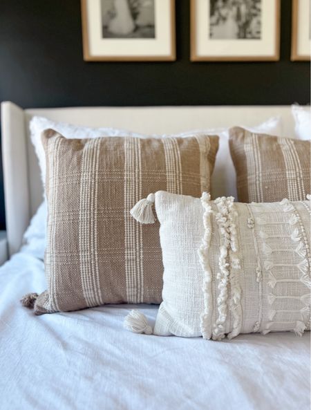 The prettiest neutral throw pillows for your bedroom decor! I love layerings patterns and textures for a collected and elevated look! 

#LTKFind #LTKunder50 #LTKhome