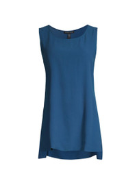 Click for more info about Eileen Fisher Silk Scoopneck Tank | Saks Fifth Avenue