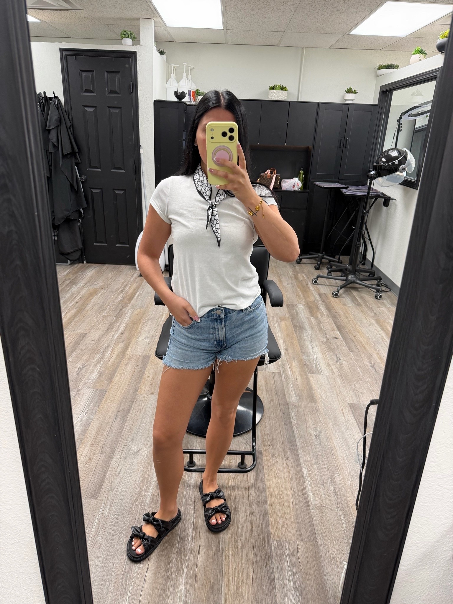shoes: fashion nova
shorts: old J Brand

spring, spring ootd, outfit inspo, neck scarf, summer, amazon fashion, amazon, walmart finds

#LTKdayinmylife #LTKootd #LTKgrwm