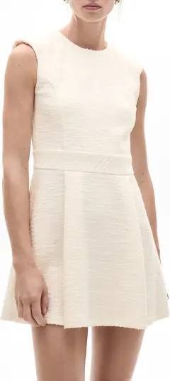 MANGO Textured Sleeveless Minidress | Nordstrom | Nordstrom