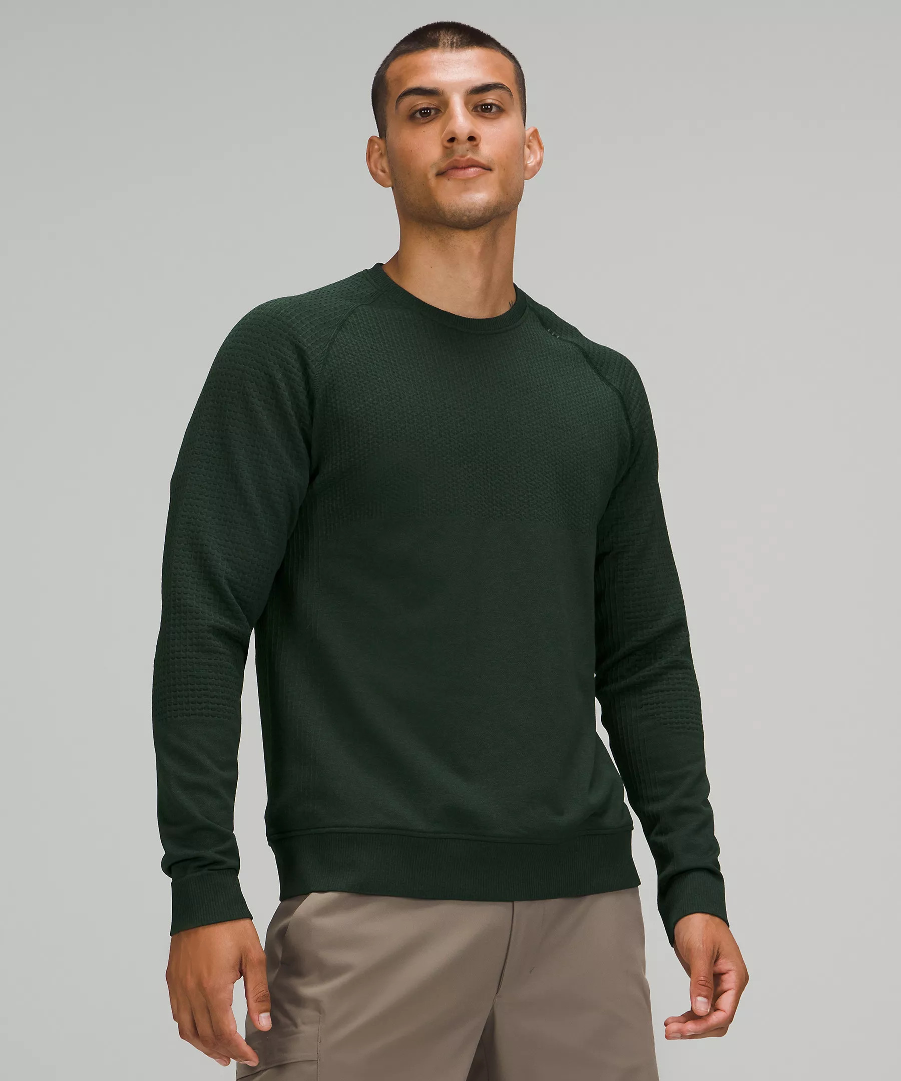 Engineered Warmth Long-Sleeve Crew | Men's Hoodies & Sweatshirts | lululemon | Lululemon (US)