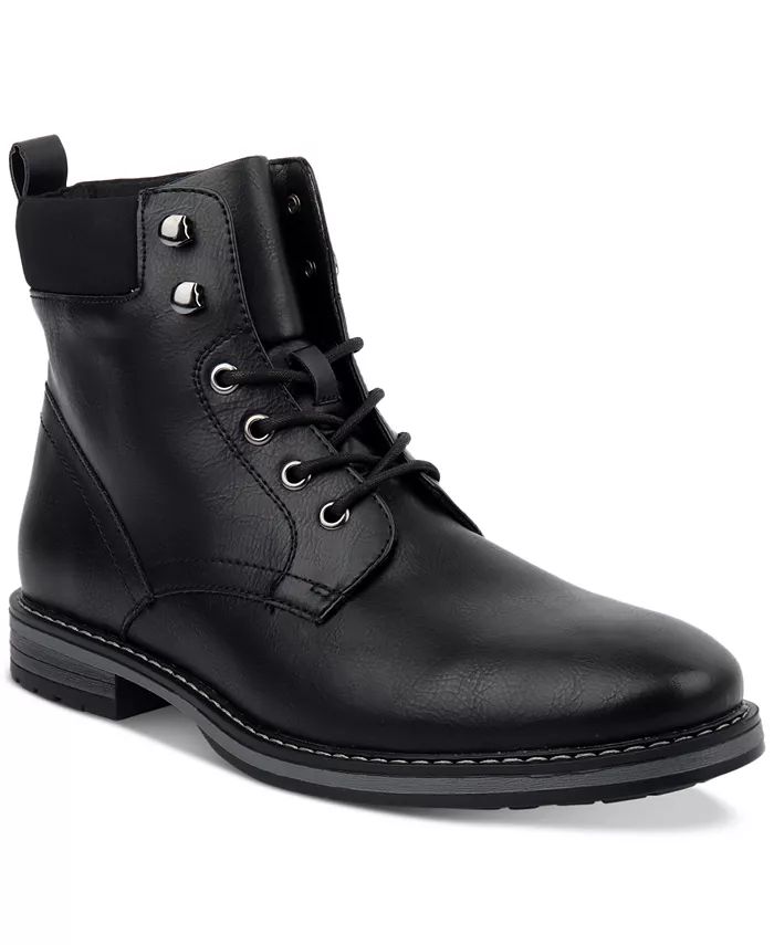 Club Room Men's Lace-Up Boots, Created for Macy's - Macy's | Macy's