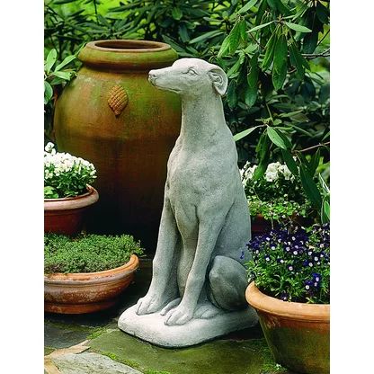 Campania International, Inc Antique Greyhound Statue | Wayfair North America