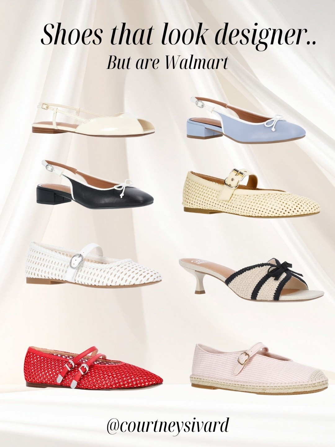 Spring shoes that look designer but at Walmart prices. All under $45 and so cute for work or weekend  

#LTKSeasonal #LTKSpringSale #LTKWorkwear