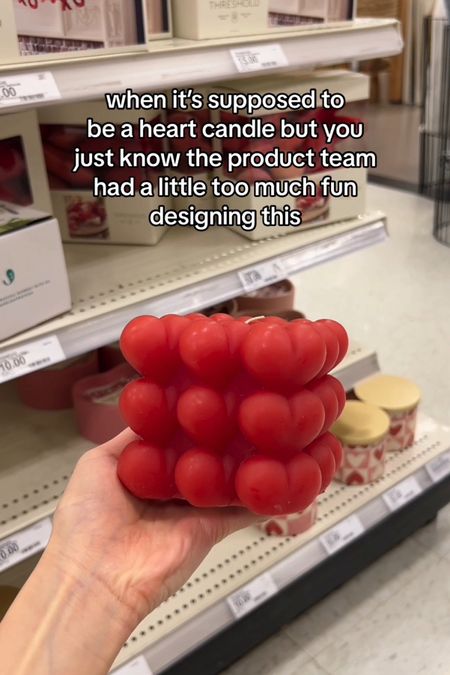 Heart (?) candle from Target!😂

#candle #home #homedecor #valentinesday #roomdecor 

#LTKparties #LTKfamily #LTKhome