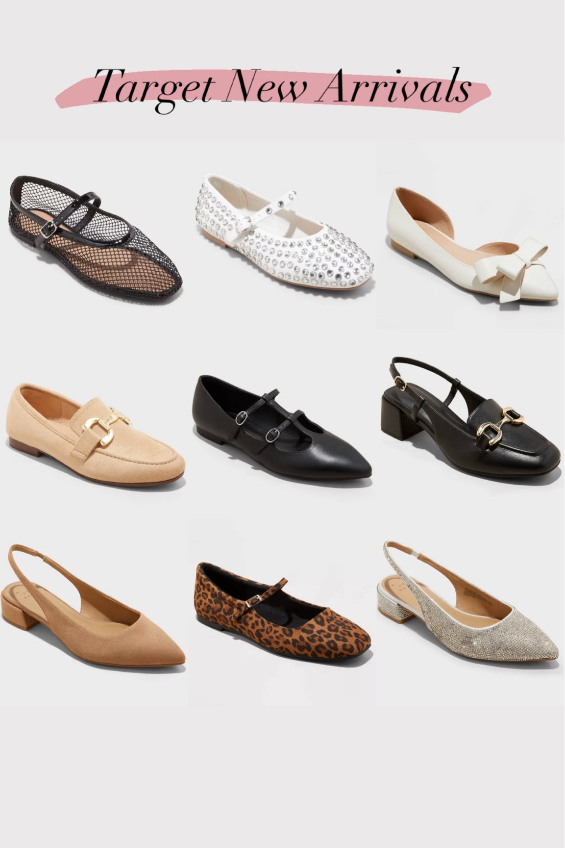 Target new arrivals 
Shoes 
Flats 

#LTKBacktoSchool #LTKShoeCrush #LTKFindsUnder50