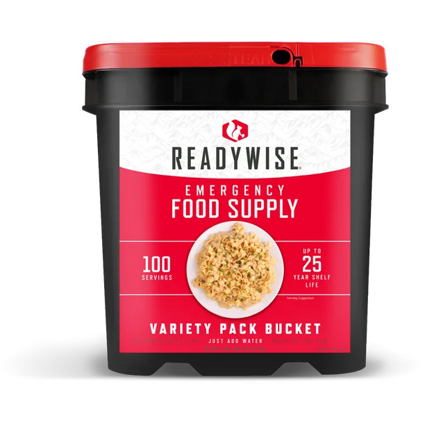 ReadyWise Emergency Food Supply Variety Pack Bucket, 96.69 Oz | Walmart (US)