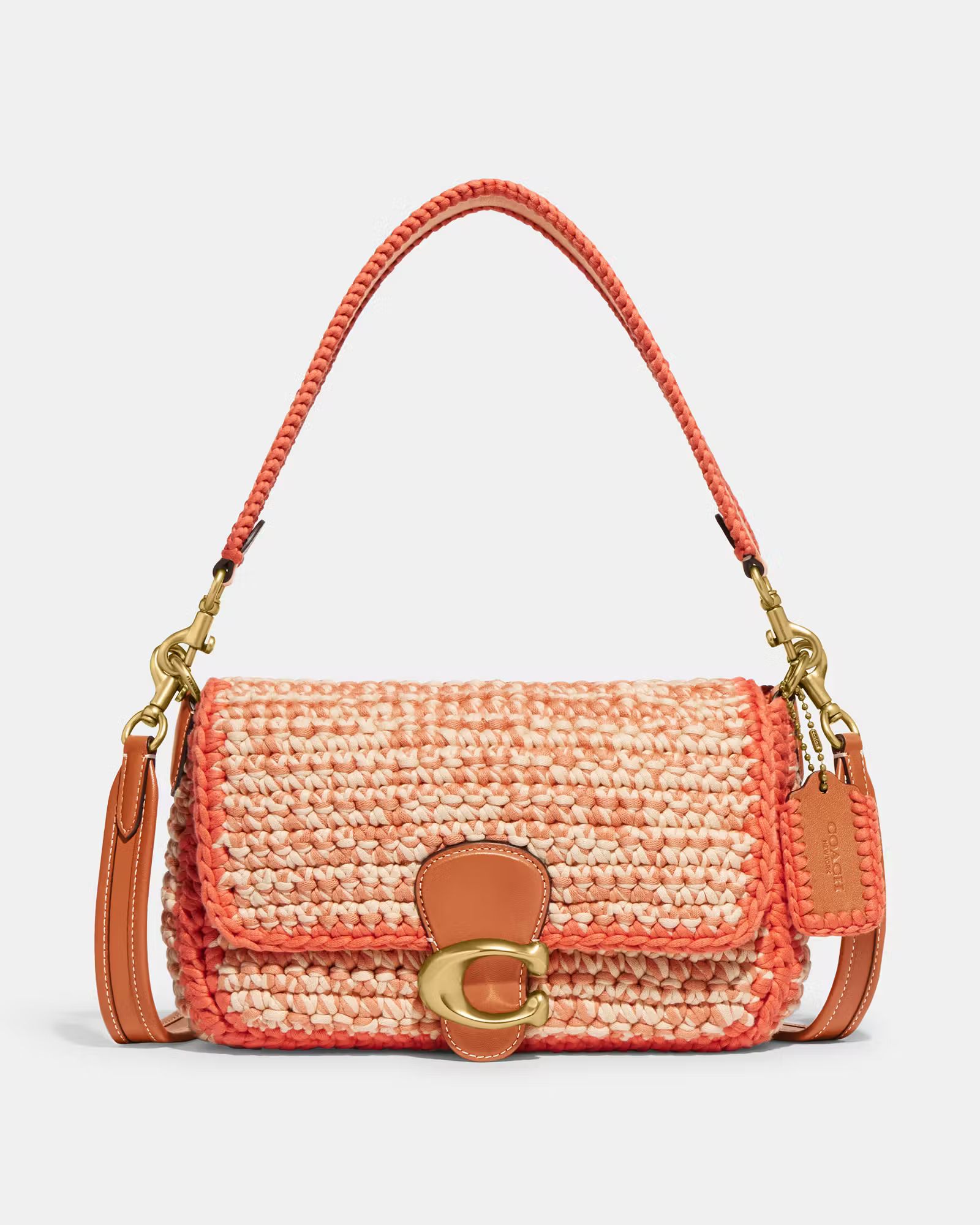 Soft Tabby Shoulder Bag With Crochet | Coach (US)