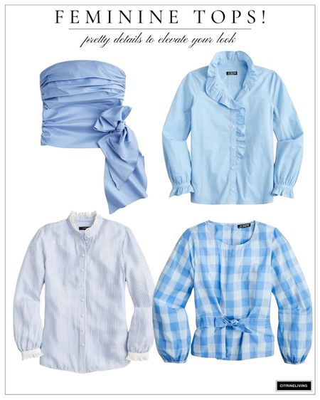 Gorgeous blue spring tops! Spring fashion, blouse, top, spring outfit, outfit ideas

#LTKFind #LTKSeasonal #LTKstyletip