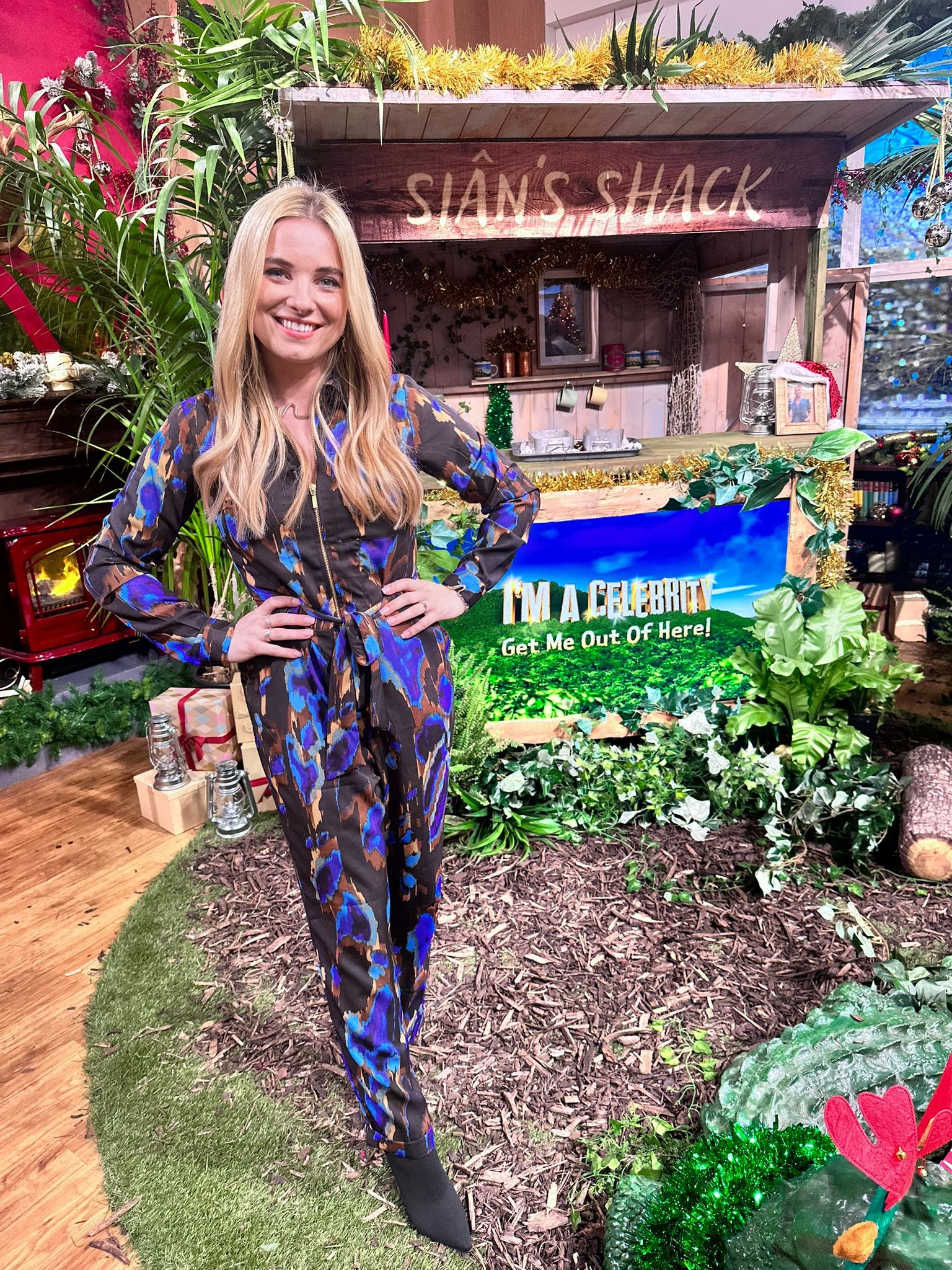 Blue camo jumpsuit, smart casual outfit, River Island, black boots, jumpsuit, comfy outfit, autumn winter outfit 

#LTKeurope #LTKstyletip #LTKSeasonal