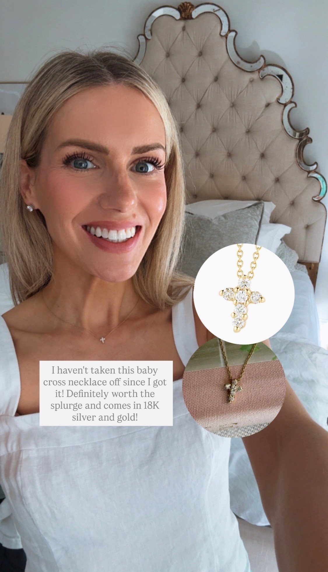 I haven’t taken this baby cross necklace off since I got it! It’s the ultimate everyday staple that’s entirely worth the splurge for a beautifully curated jewelry collection. 

 #LTKgrwm #LTKmomlife #LTKselfcare
