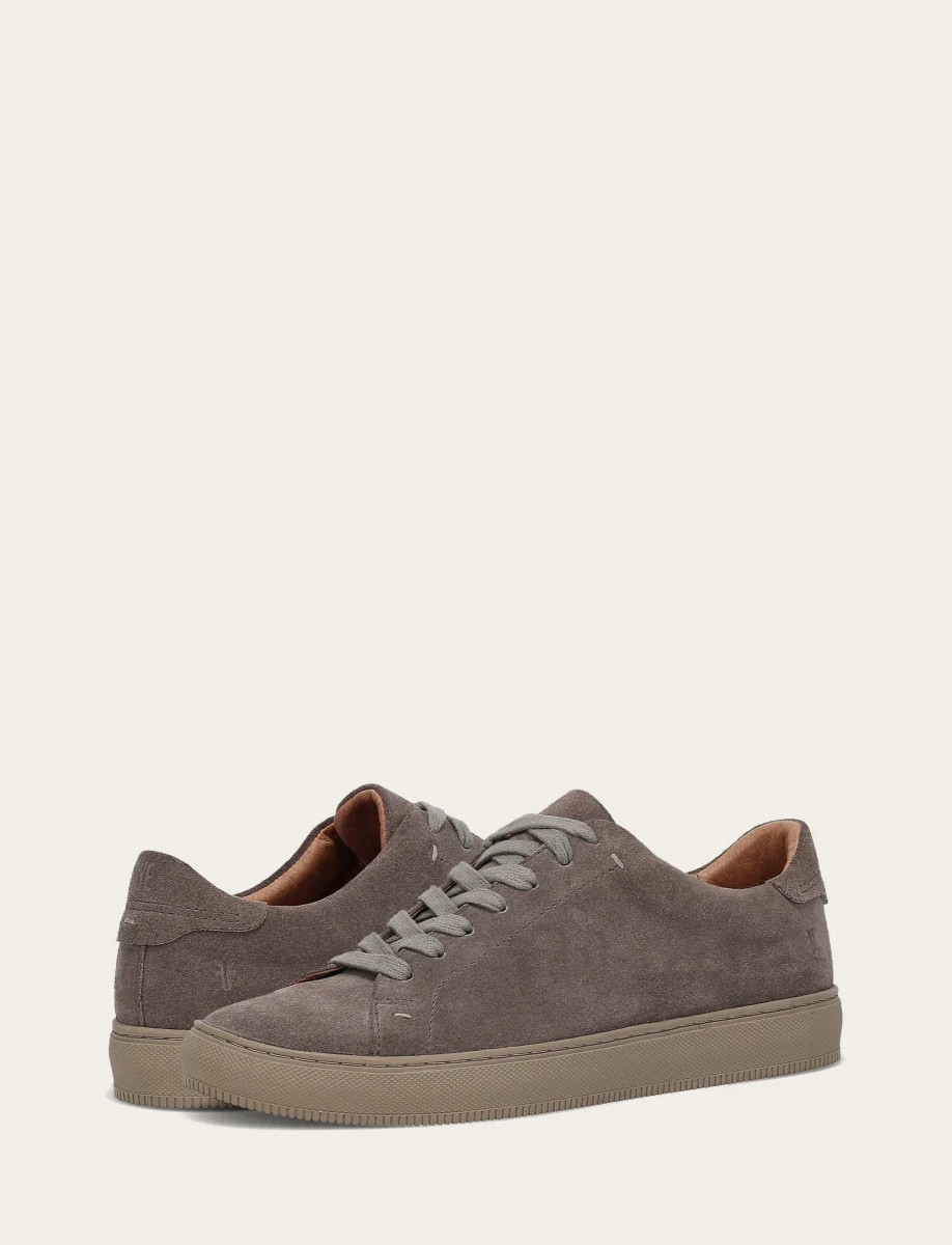 Men's Storm Grey Astor Low Lace Slip On Sneakers | The Frye Company | FRYE