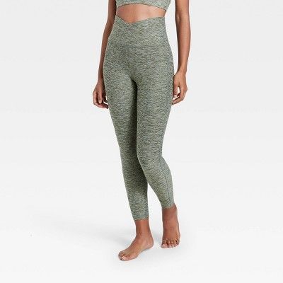 Women's Contour Curvy Brushed Back Ultra High-Waisted 7/8 Leggings 25" - All in Motion™ | Target