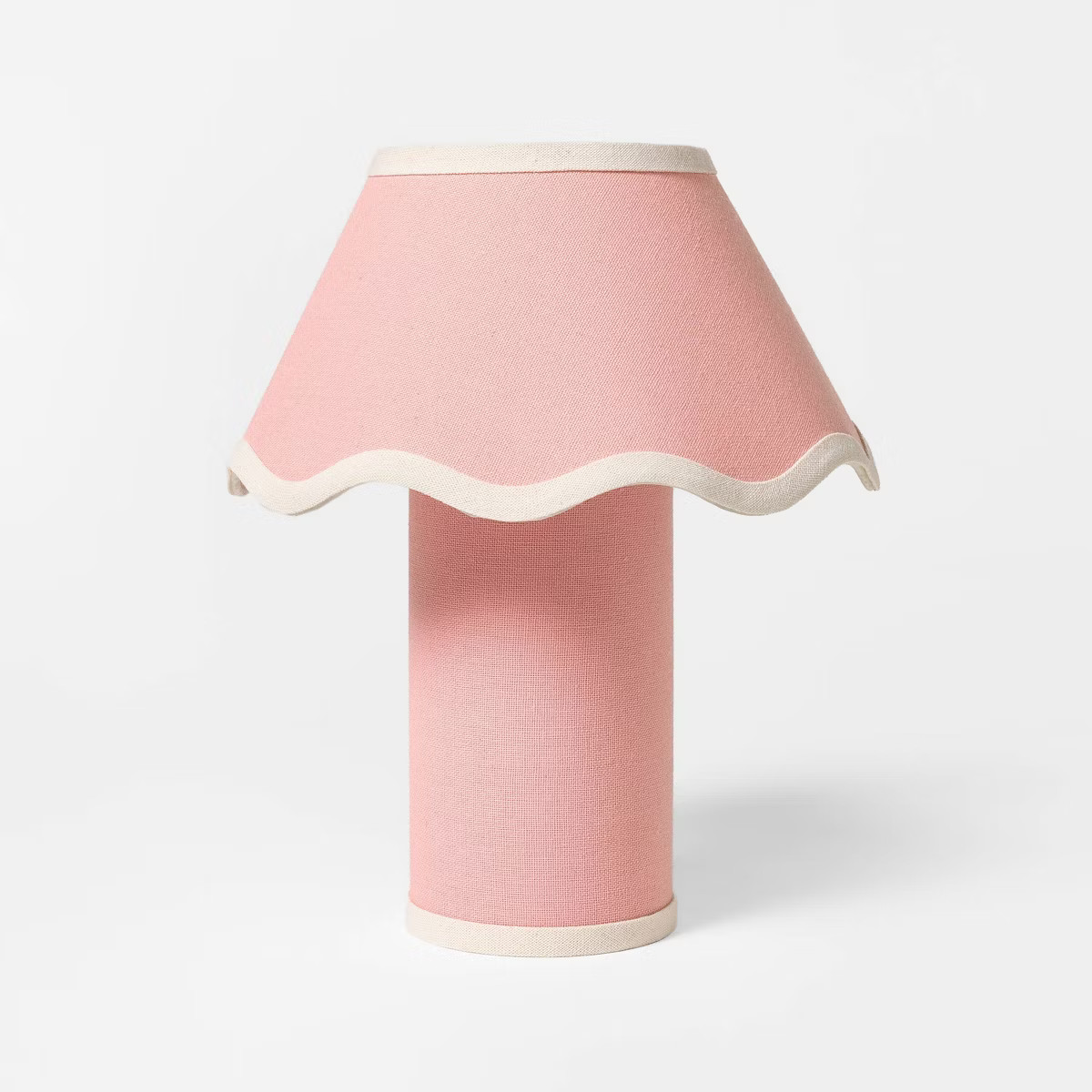 Table Lamp with Fabric Base and Shade Pink - Threshold™ designed with Studio McGee | Target