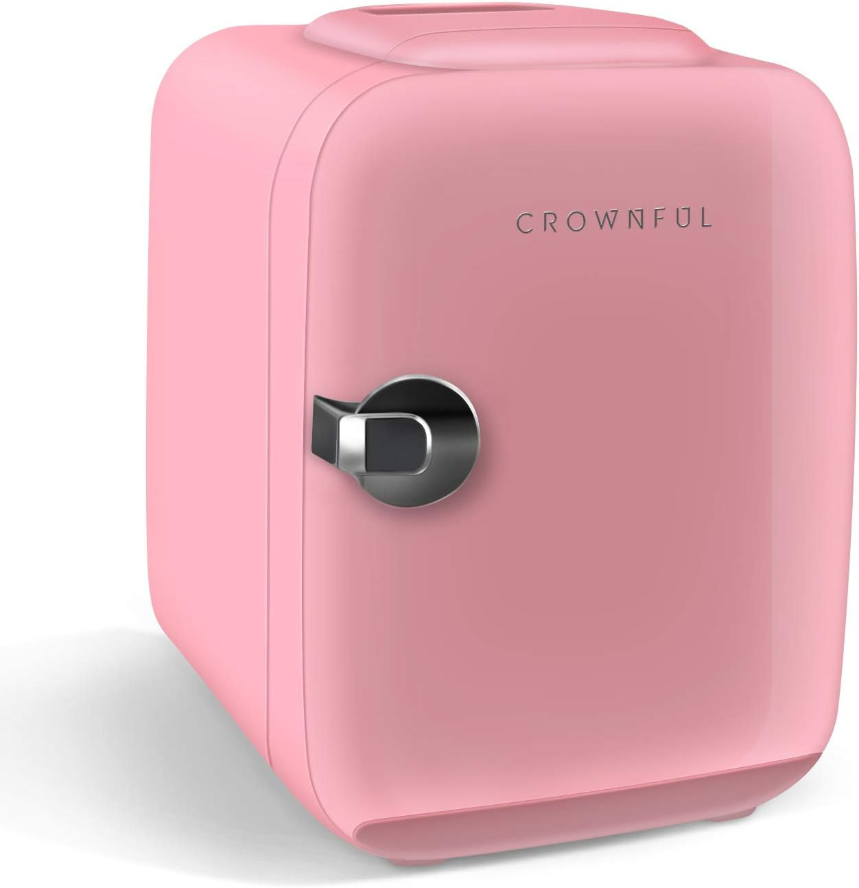 CROWNFUL Mini Fridge, 4 Liter/6 Can Portable Cooler and Warmer Personal Refrigerator for Skin Car... | Amazon (US)