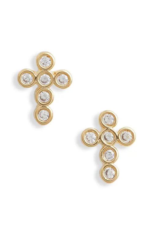 Child of Wild Holy Cross Stud Earrings in Gold at Nordstrom | Nordstrom