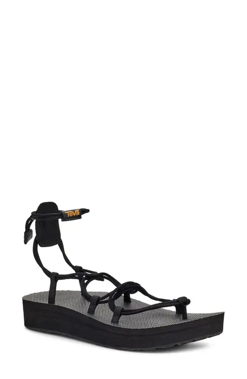 Teva Midform Infinity Gladiator Sandal in Black at Nordstrom, Size 5 | Nordstrom