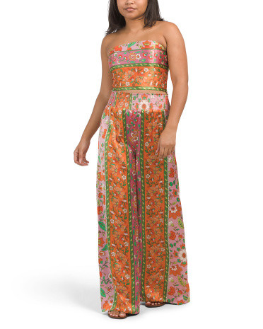 Gwen Corset Top And Border Pants Set | TJ Maxx
