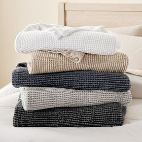 Waffle Weave Blanket | Pottery Barn Teen