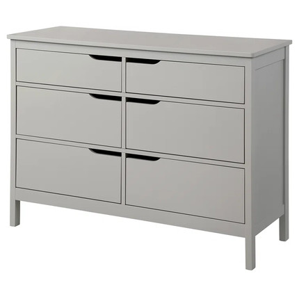 Click for more info about Savain 46.5'' Wide 6 - Drawer Double Dresser