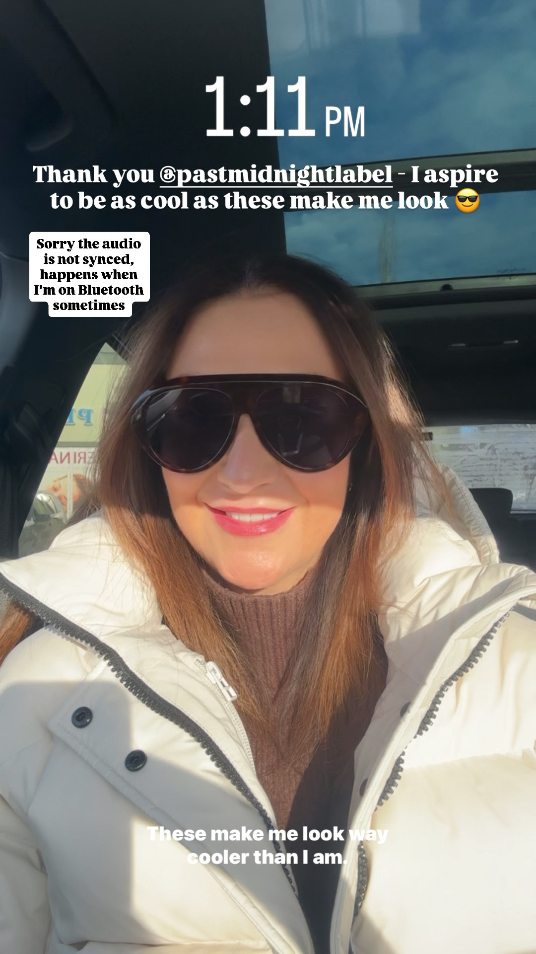 The coolest sunnies from Past Midnight! I got “icon blue” and love them! Fell really comfortable on too.
Also linked my mock neck sweater and down coat - both fit tts.


#LTKBeauty #LTKootd #LTKdayinmylife