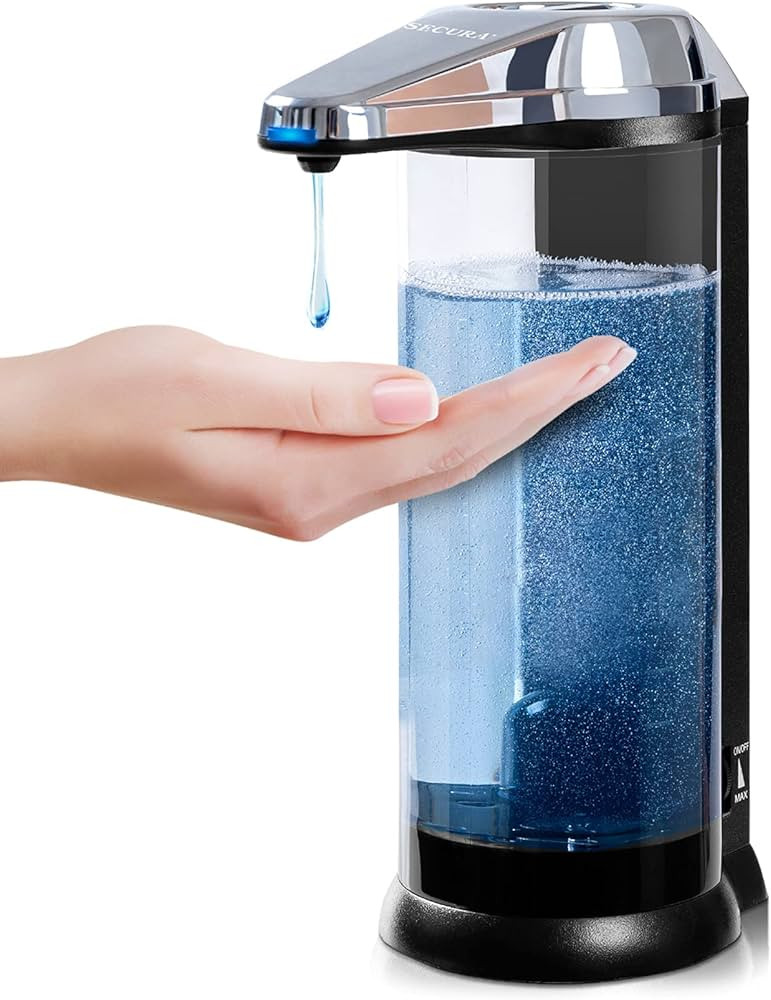 Secura 17Oz Automatic Liquid Soap Dispenser, Touchless Battery Operated Hand Soap Dispenser with ... | Amazon (US)