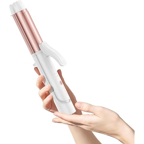 Conair Double Ceramic 1 1/4-Inch Curling Iron, 1 ¼ inch barrel produces loose curls – for use ... | Amazon (US)