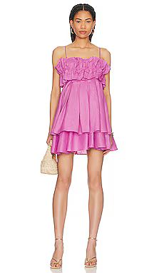 Aureta. Penelope Mini Dress in Pop Lilac from Revolve.com | Revolve Clothing (Global)
