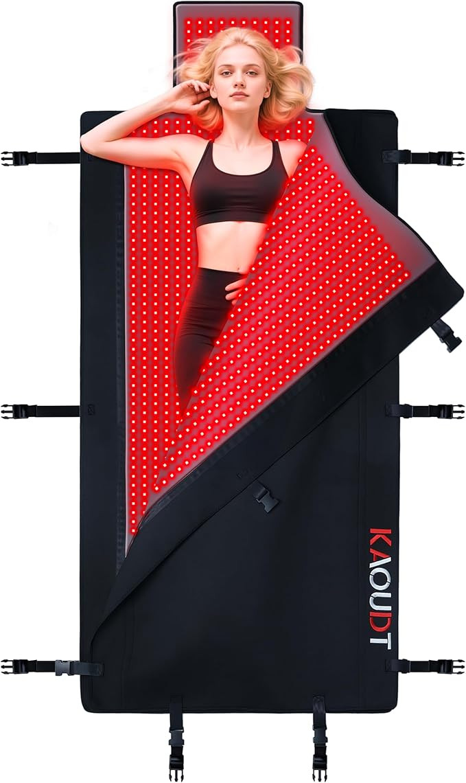 2025 Medical-Grade TPU Red Light Therapy Mat for Full Body Pain Relief, FSA HSA Eligible 73"x33" ... | Amazon (US)
