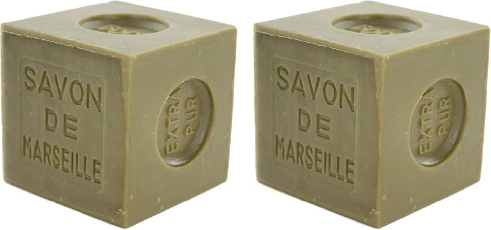 Marius Fabre Marseille Soap, 72% Olive Oil - Pack of 2 X 400g | Amazon (US)