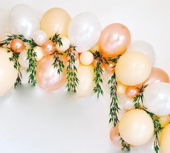 Boho Rainbow Balloon Garlands, Rose Gold Balloon Garland, Muted Boho Rainbow, Boho Balloon Garlan... | Etsy (US)