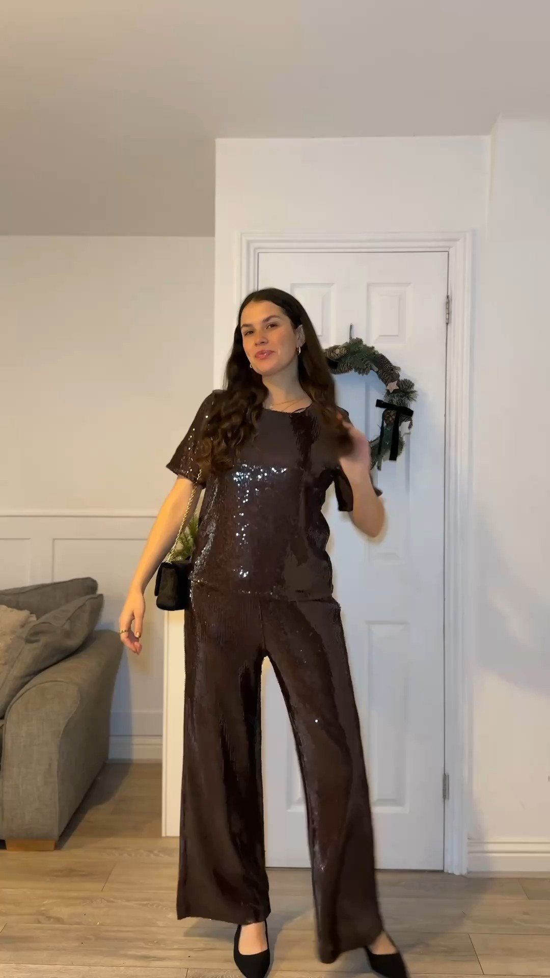 Brown sequins are having a moment 

#LTKuk #LTKfestive #LTKwinter