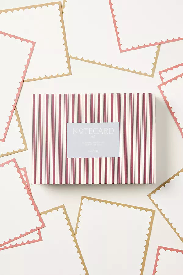 Anthropologie x Papier Stripe Boxed Notecard Set | Anthropologie (US)