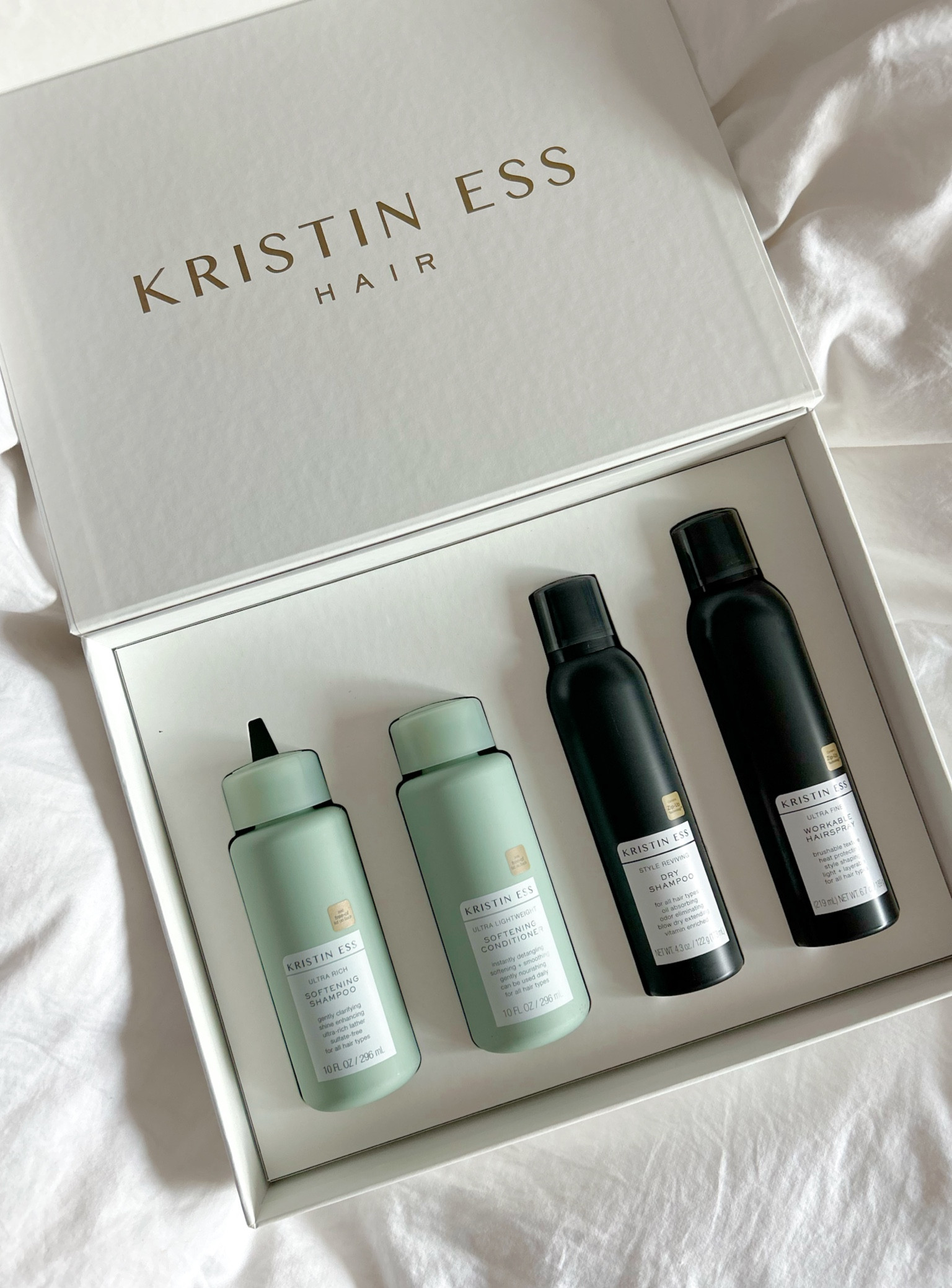 Softening shampoo & conditioner combo works wonders on my bleached hair 🤍 smells so good too! Also sold at target 🎯 

#LTKbeauty