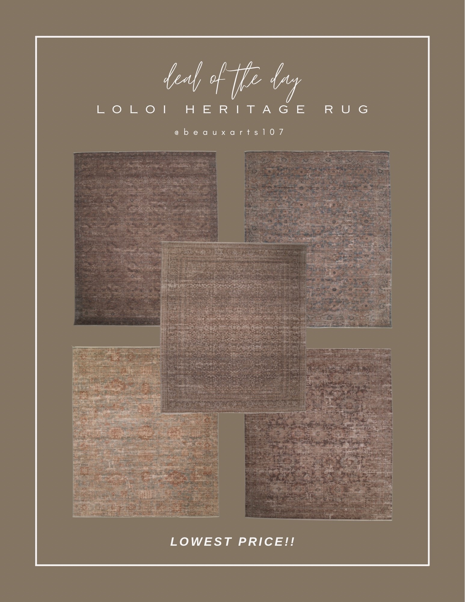 Obsessed w/ this Loloi rug! It’s probably my favorite collection b/c all the prints/color are SO good, it’s impossible to choose! It is on sale here for the lowest price ever!!

#LTKSaleAlert #LTKHome