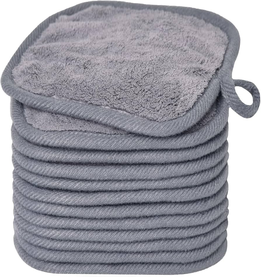 BloomSesame Makeup Remover Cloths for Face, Eye, Lips - Reusable Makeup Remover Pads Soft Microfi... | Amazon (US)