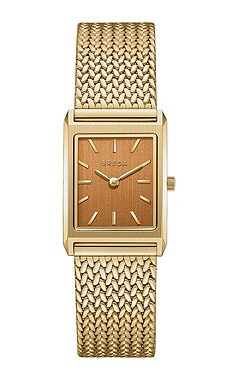 Breda Small Virgil Watch in Gold & Orange from Revolve.com | Revolve Clothing (Global)