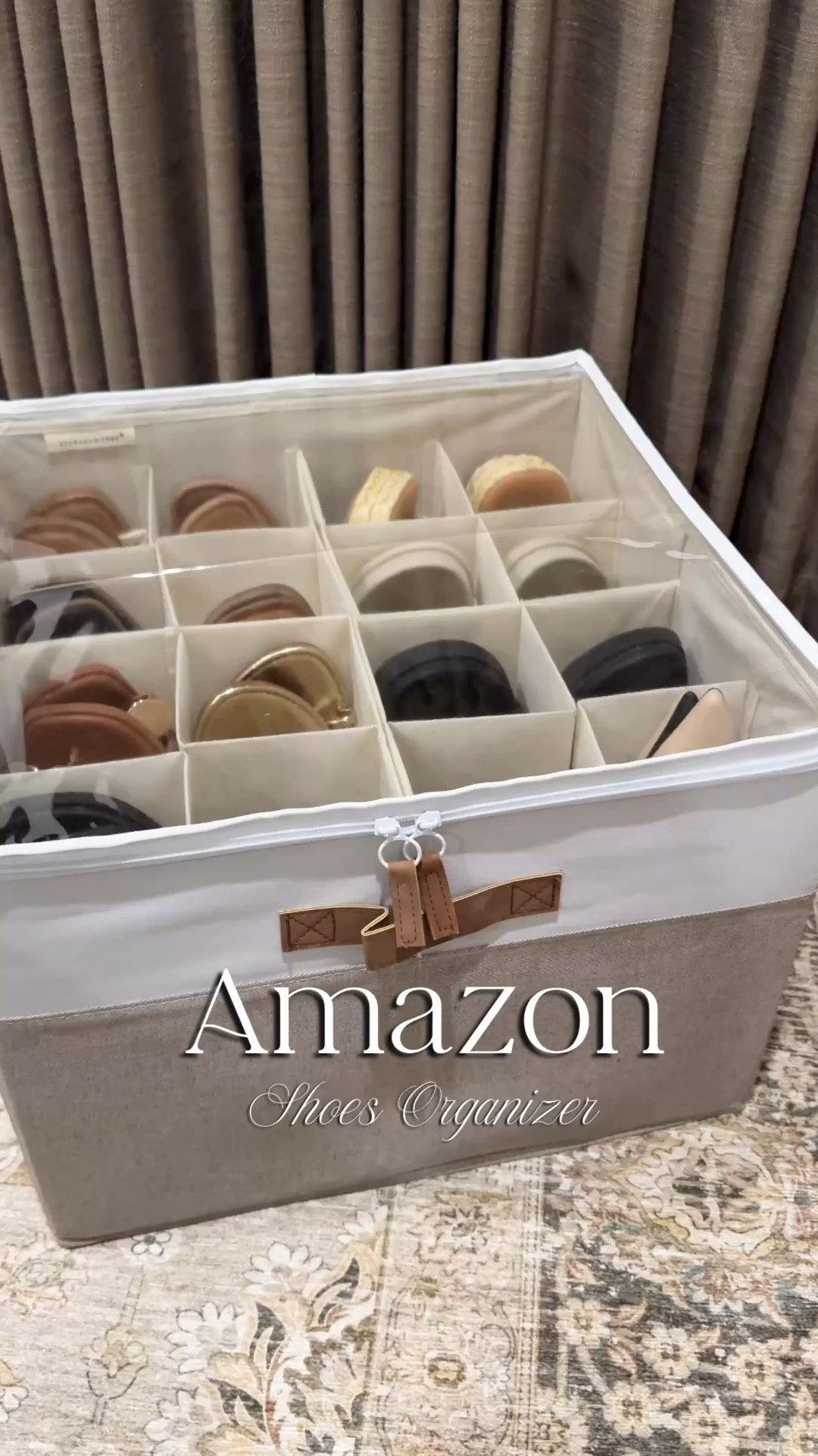 My closet said thank you 🤍✨
This Amazon shoe organizer is perfect for keeping everything in place and dust-free 😍
Simple, functional, and looks so good.

✔️Neutral
✔️functional
✔️and effortlessly clean ✨


#amazonfinds #amazonhome #amazonmusthaves #amazonfavorites #ltkhome #liketkit
#homeorganization #organizedhome #closetorganization #storageideas #declutteryourhome

#LTKHome #LTKKids #LTKTravel