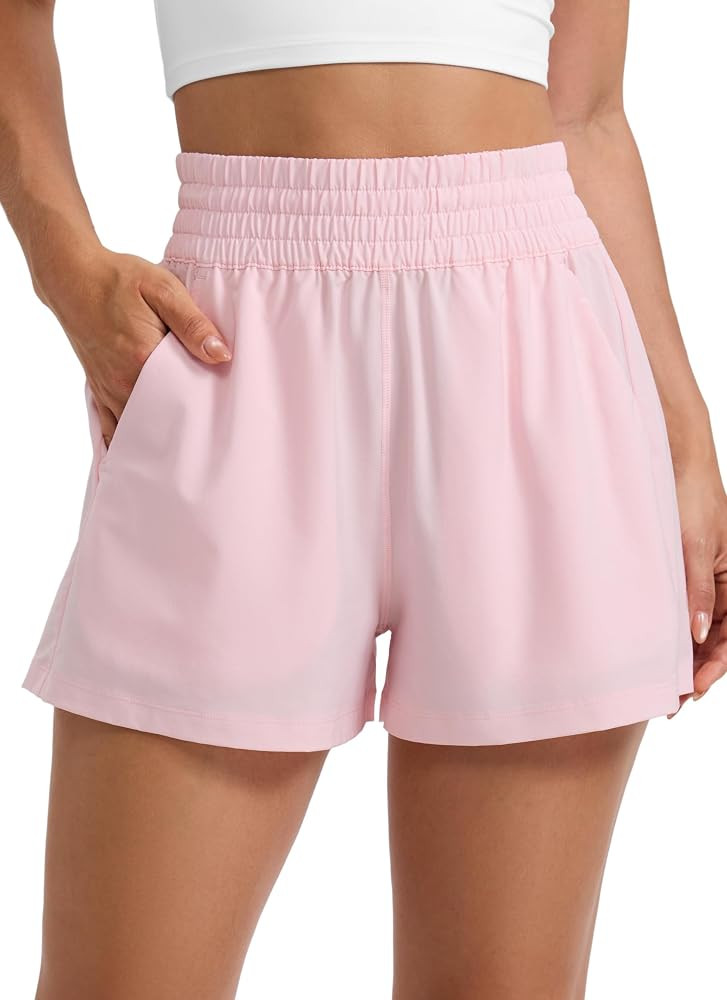 CRZ YOGA Linerless Relaxed Casual Shorts 3" | Amazon (US)