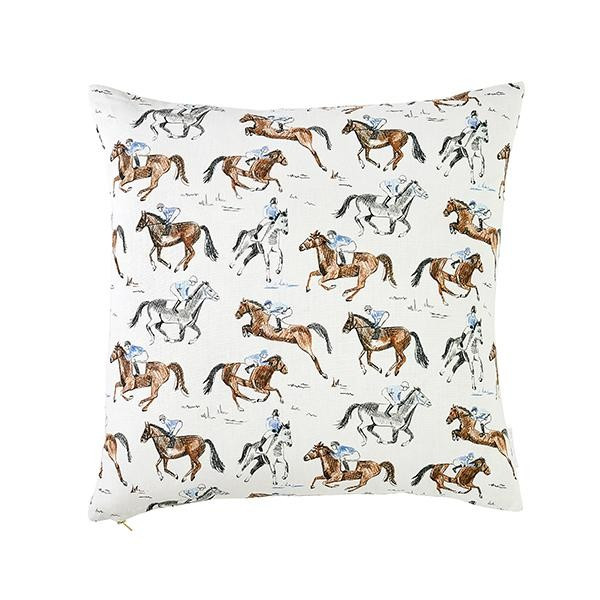 Horse & Jockey Pillow | Caitlin Wilson Design
