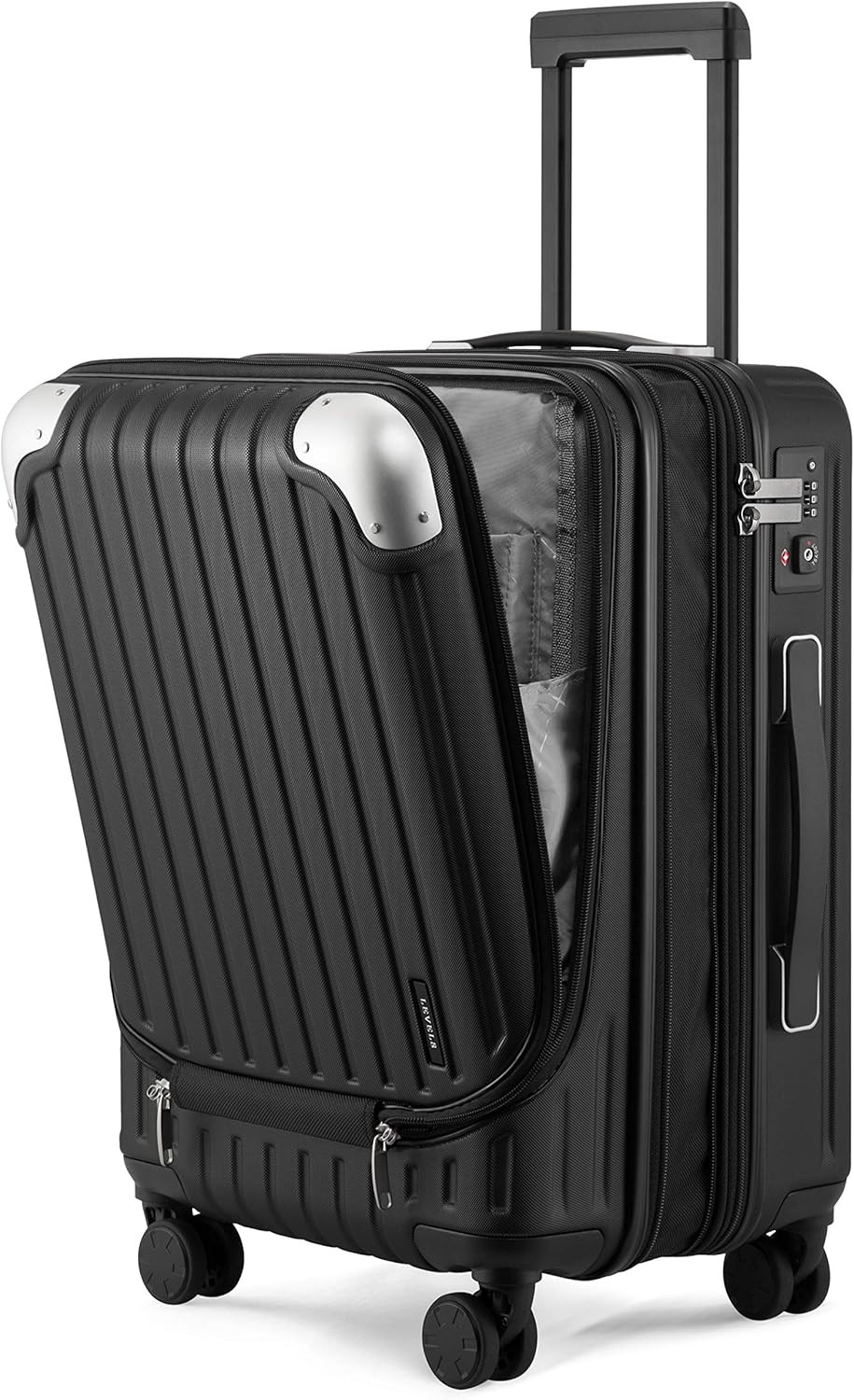 LEVEL8 Maleta Cabina Ampliable ABS+PC Equipaje de Mano Trolley Rígido Ligero Maletas de Viaje co... | Amazon (ES)