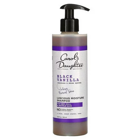 Carol s Daughter Black Vanilla Moisture & Shine System Luscious Moisture Shampoo For Dry Dull & Brittle Hair 12 fl oz (355 ml) Pack of 4 | Walmart (US)