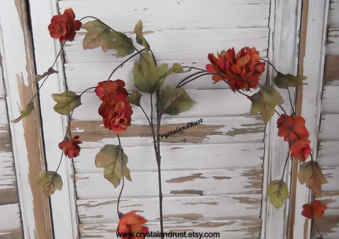 Sienna Hops Stem Artificial Silk Flowers Wedding Bouquets Faux Arrangements DIY Supplies RH018 - ... | Etsy (US)