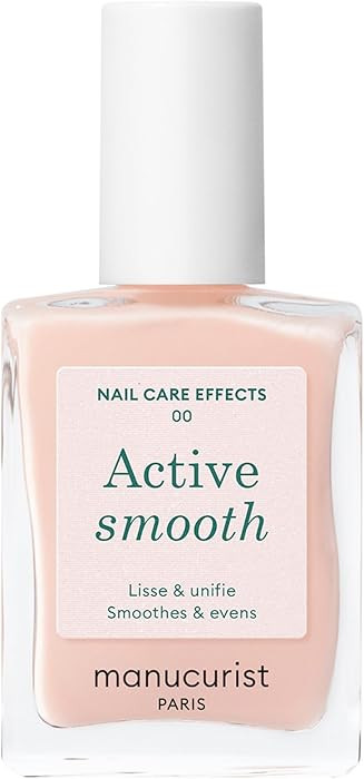 Manucurist Active Smooth 00 Nail Concealer Polish & Care - 2 in 1 Nude Nail Polish : Nail Strengt... | Amazon (US)