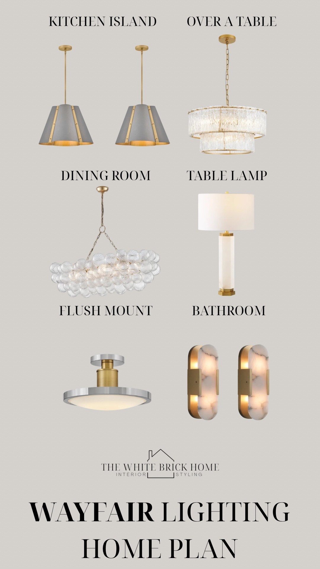 A beautiful lighting plan for an open floor plan to make your home feel seamless and cohesive. 
🖤🖤
Lighting plan, kitchen lighting, kitchen design, kitchen island, kitchen island lighting, wall sconces, table lamp, chandelier, dining room light fixtures, modern traditional lighting, bathroom lighting, bathroom light wall sconces, bathroom design, bathroom vanity lighting, table lamp, bubble light, bubble chandelier, wayfair, wayfair lighting, wayfair light fixture, ceiling lights, wayfair light fixtures, modern traditional lighting

#LTKHome #LTKSaleAlert #LTKSeasonal