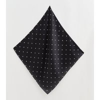 Black Polka Dot Print Satin Scarf New Look | New Look (UK)