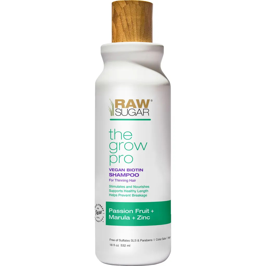 RAW SUGAR The Grow Pro Shampoo in Passion Fruit - Marula - Zinc at Nordstrom Rack, Size 18 Oz | Nordstrom Rack